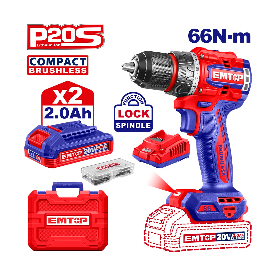 Compact Brushless Cordless Drill