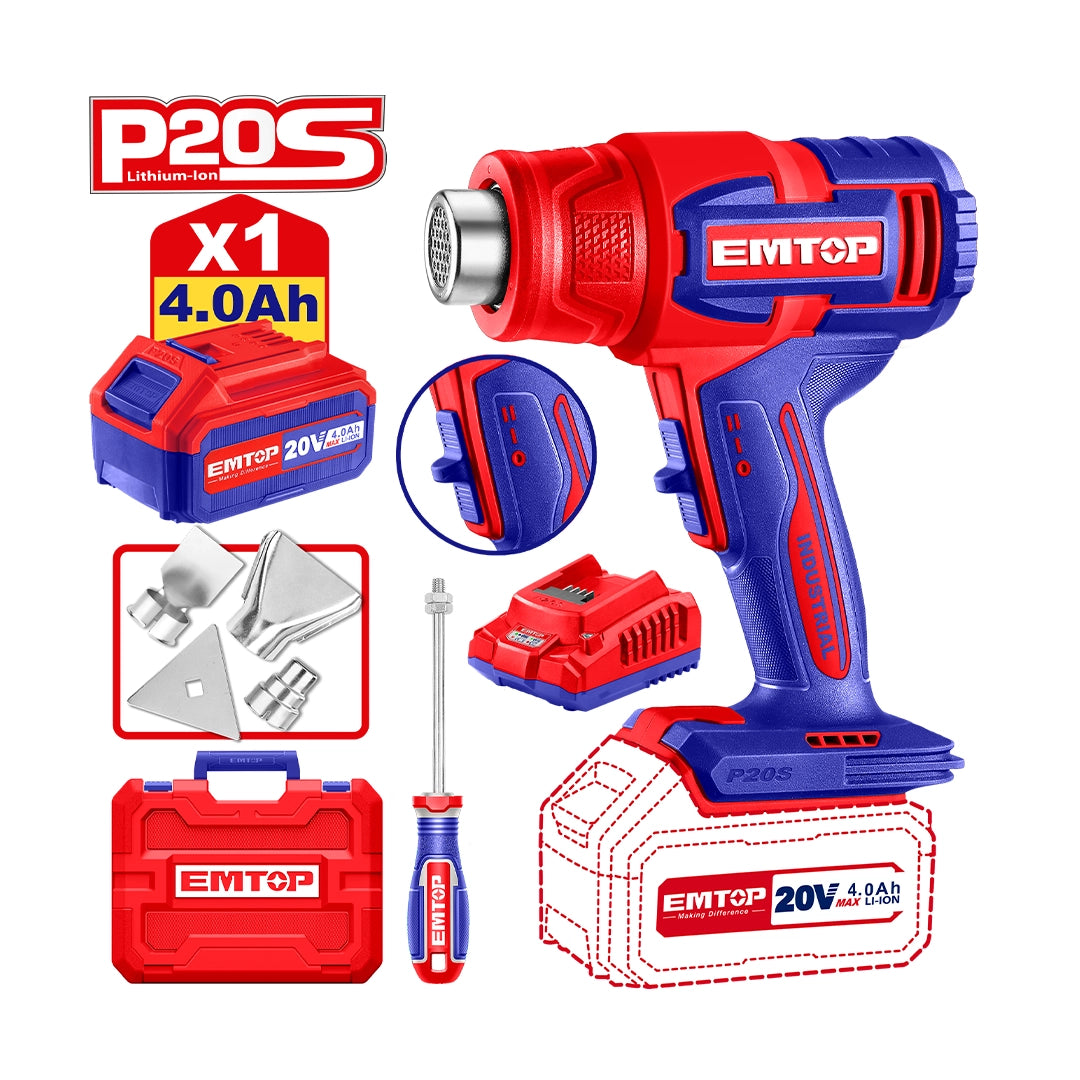 EMTOP CORDLESS HEAT GUN