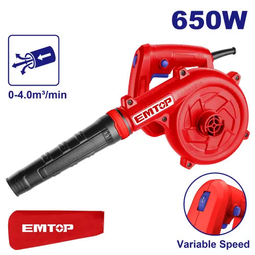 Aspirator Blower 650W for Blowing Leaves, Debris, and Dust – Garden and Cleaning Tool