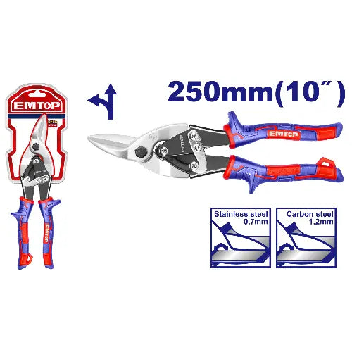 EMTOP aviation snip L– precision hand tool for cutting sheet metal in Qatar