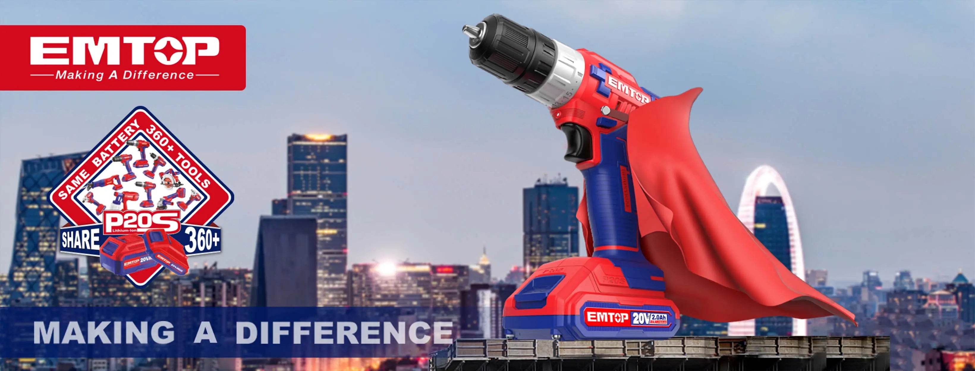 EMTOP workshop essentials – durable power tools and hand tools trusted by professionals across Qatar