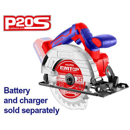20V cordless circular saw with 165mm blade and 4600RPM motor – power tool Qatar
