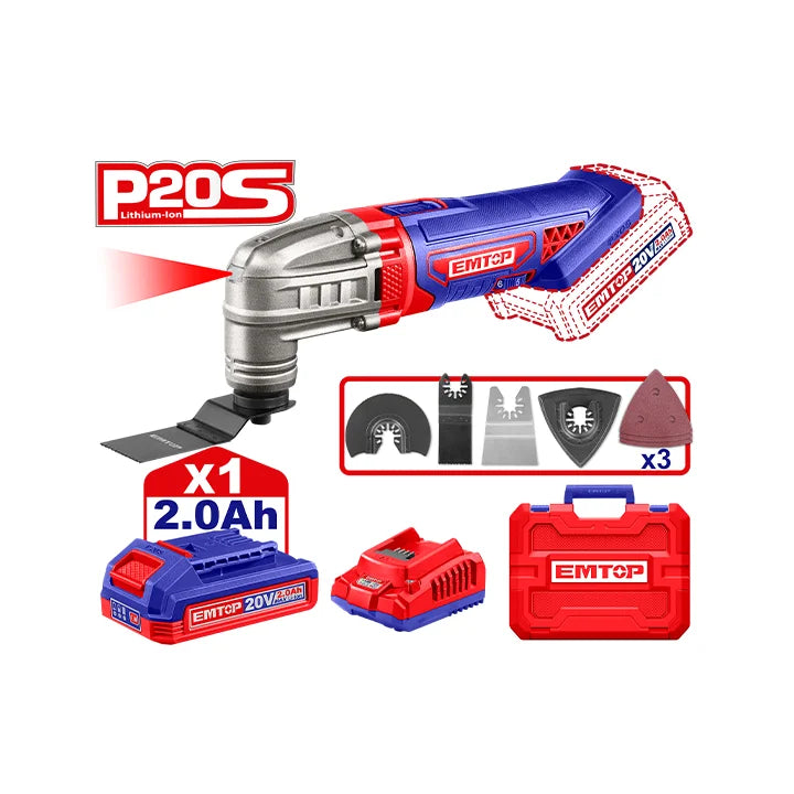 EMTOP Cordless Multi Tool – Versatile Power Tool for DIY and Professional Projects in Qatar