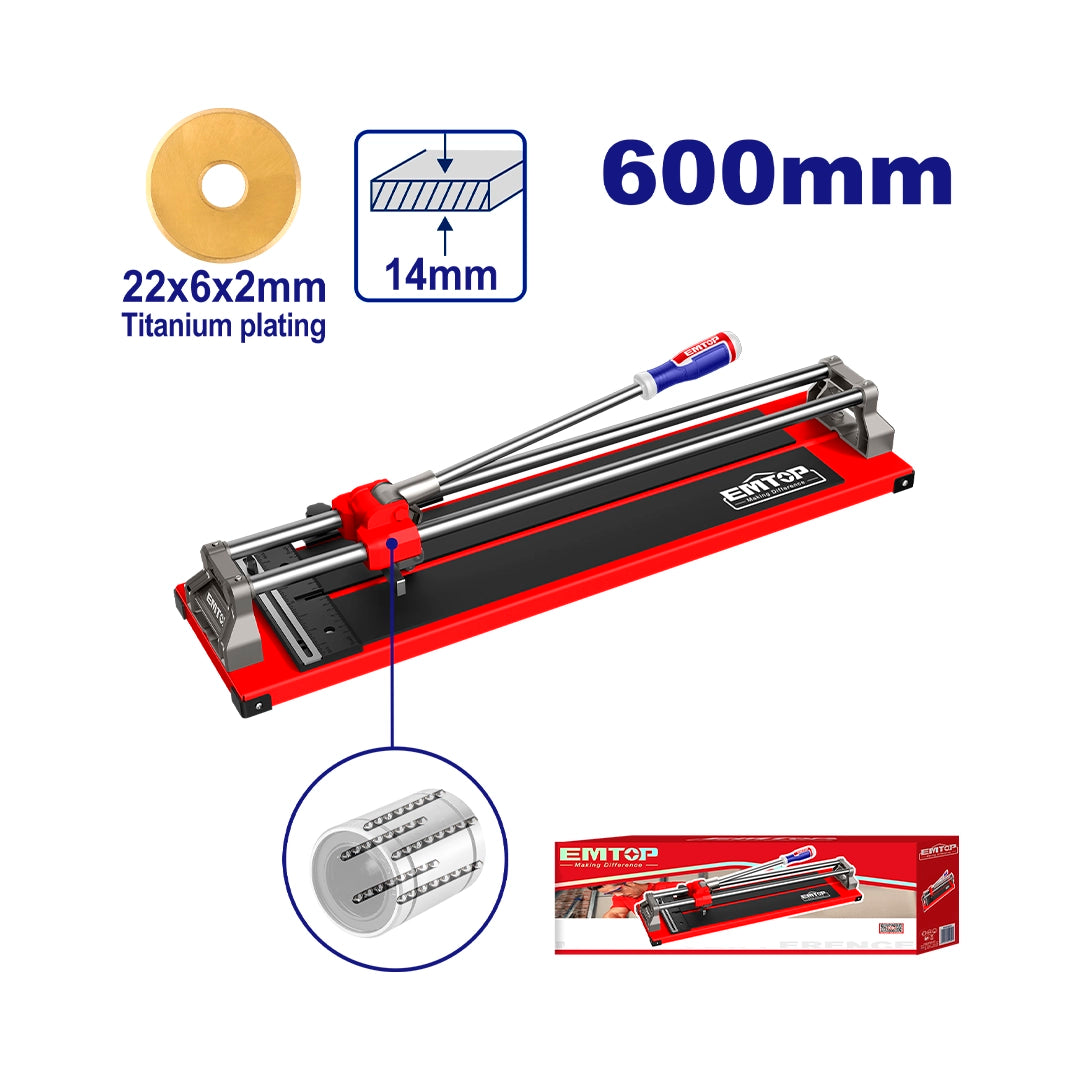 EMTOP Tile cutter 600mm ETCR6004