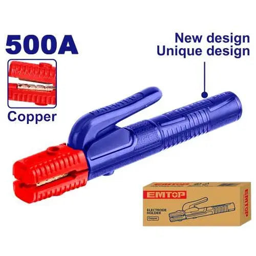 Electrode holder 500 A for welding applications, durable and reliable hand tool in Qatar