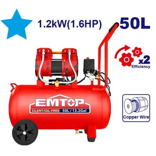 EMTOP 1200W air compressor – heavy-duty air tools Qatar