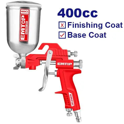 EMTOP 400CC spray gun – painting air tools Qatar