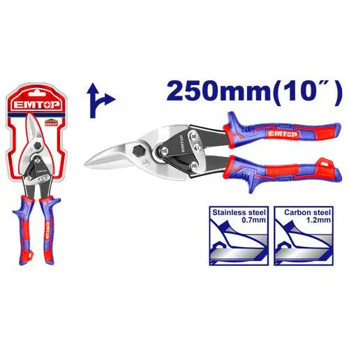 EMTOP aviation snip R – precision hand tool for cutting sheet metal in Qatar