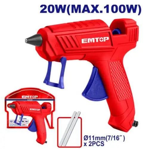 EMTOP corded glue gun 20W – reliable power tool for precise adhesive application in Qatar