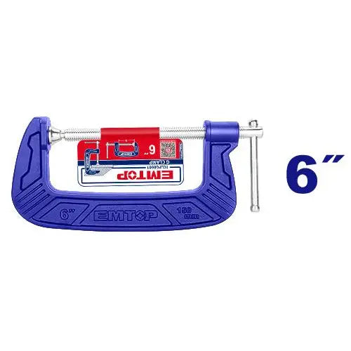 6-inch EMTOP G clamp – professional-grade hand tool in Qatar