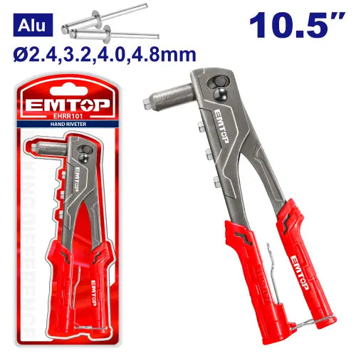 Hand rivet gun 10.5 inch for secure fastening, durable hand tool perfect for construction and DIY in Qatar