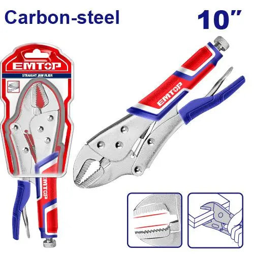 EMTOP straight jaw plier – strong grip hand tool for plumbing and repairs in Qatar