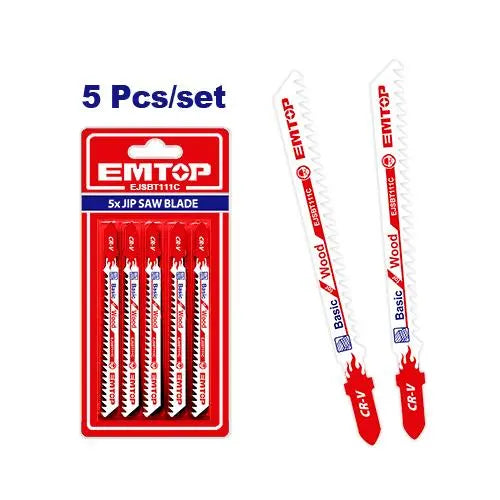 EMTOP Jig Saw Blade for Wood 74mm 8 TPI – Premium Hand Tool in Qatar
