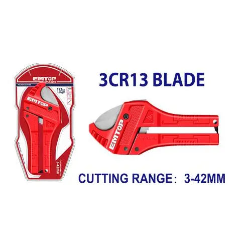 PVC pipe cutter for clean and precise cuts, durable hand tool perfect for plumbing and DIY in Qatar