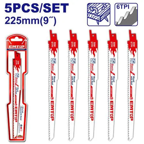 EMTOP saw blades for wood and metal – multi-cutting power tool accessories