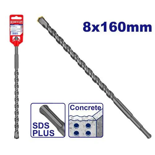 EMTOP SDS Plus hammer drill – durable and high-impact power tool accessories 80*160mm