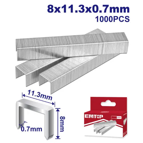 EMTOP staples for air staple gun – air tools Qatar